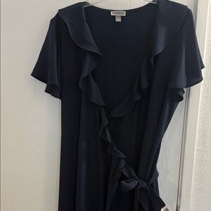Chelsea28 Black Midi Dress